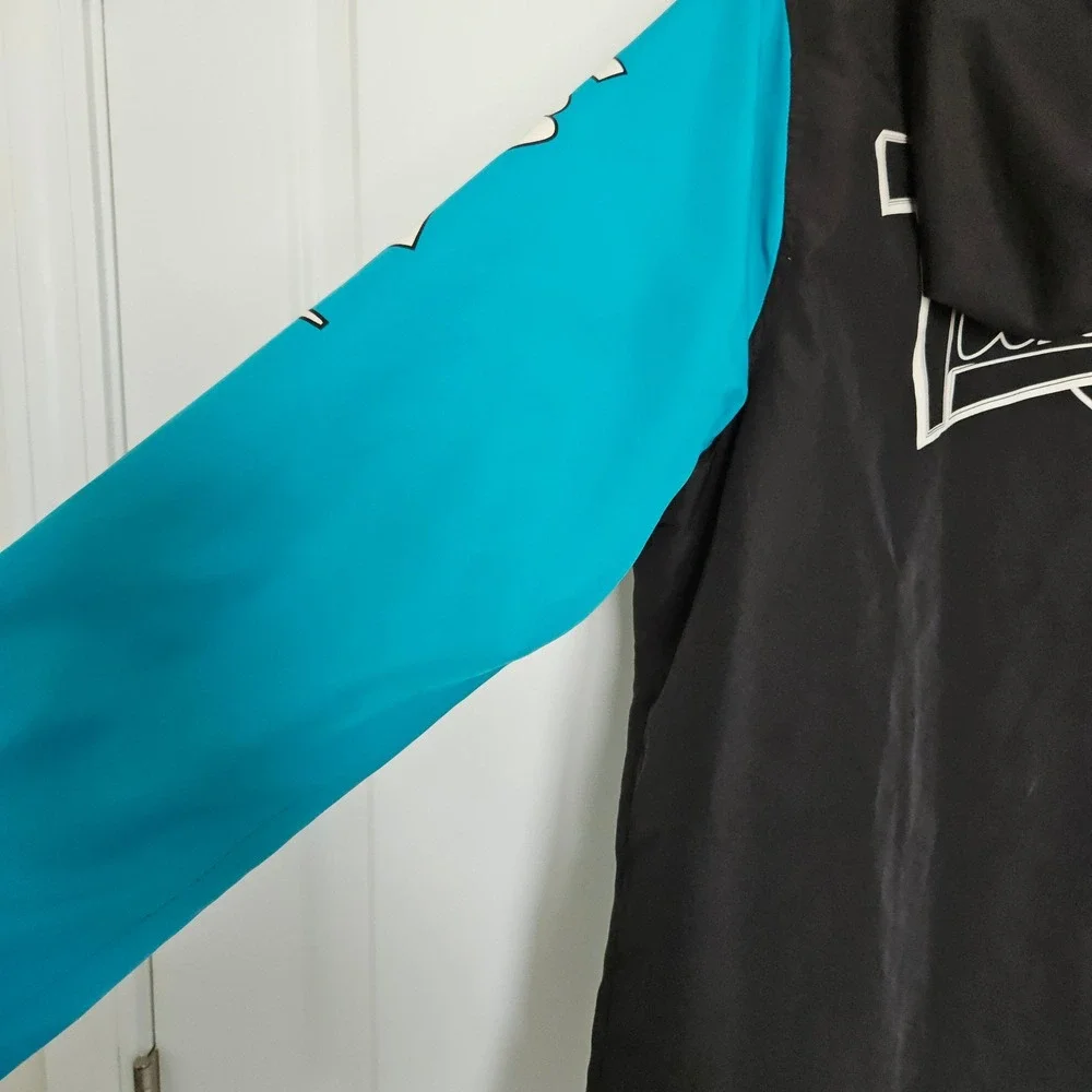 Space Jam Tune Squad Windbreaker Jacket Sz Med- Hoodie Looney Tunes 90s